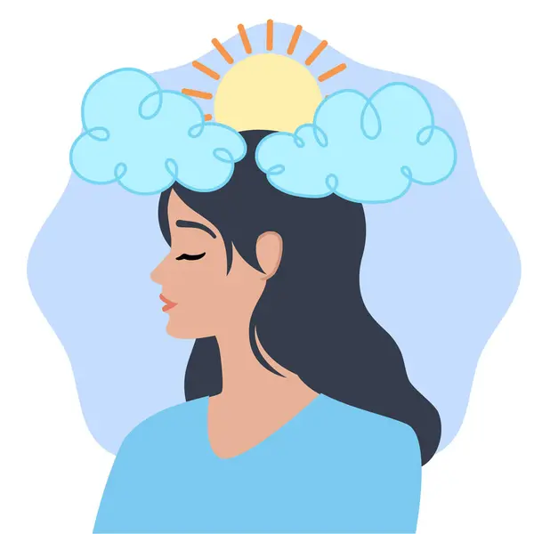 Ilustración sobre decisiones conscientes y claridad mental como base del bienestar personal